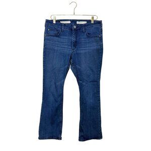 Pilcro and The Letterpress High Rise Bootcut Jeans Women 32 Blue Western‎ Casual